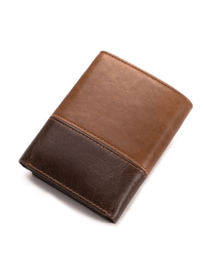 بيوينتي محفظة رجالي بتصميم ثلاثي الطيات بني - Image 2