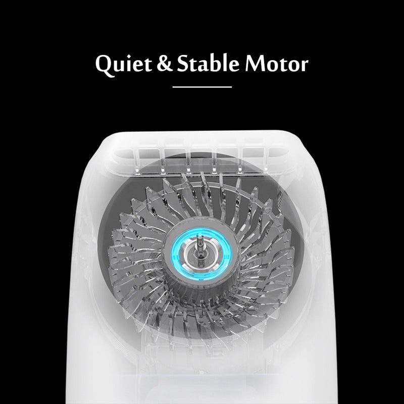 إيهوم مروحة محمولة باليد ويمكن تعليقها بالرقبة ومزودة بباور بنك أخضر 17سم - Image 2