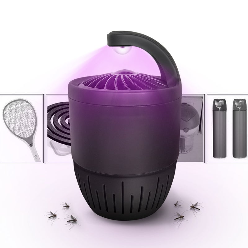 إيهوم صاعق وقاتل للحشرات والبعوض بمصباح يصدر ضوضاء منخفضة ويستهلك طاقة أقل أسود 19سم - Image 2