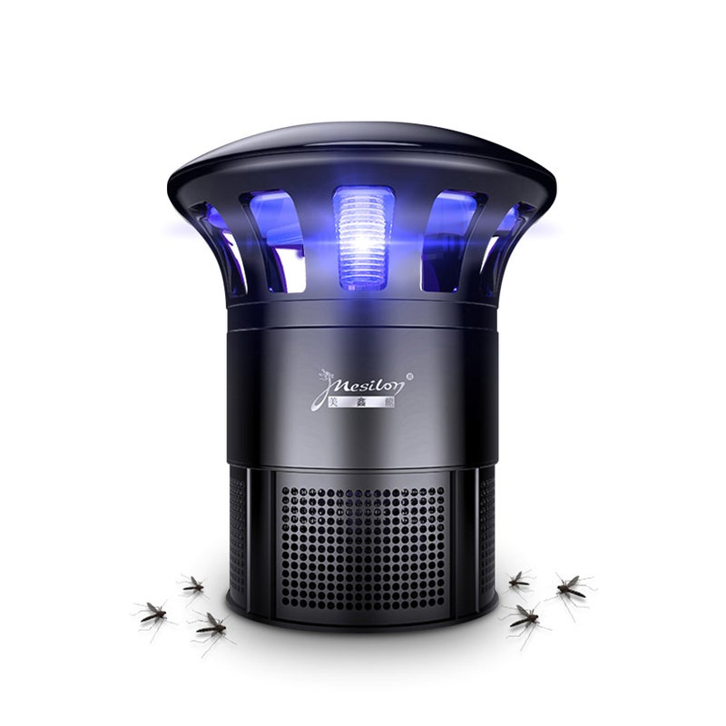 إيهوم صاعق وقاتل للحشرات والبعوض بمصباح يصدر ضوضاء منخفضة ويستهلك طاقة أقل أسود 21سم - Image 1