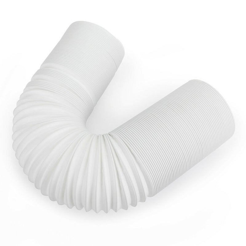 إيهوم خرطوم عادم بقطر 5 بوصة بتصميم مناسب كقطعة غيار لجميع أجهزة مكيفات الهواء المحمولة أبيض 42سم - Image 1