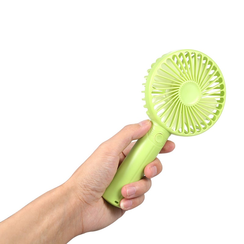 إيهوم مروحة مكتب USB صغيرة بـ 3 مستويات ضبط وقاعدة بحامل أخضر 21.8سم - Image 2