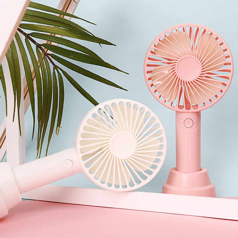 إيهوم مروحة مكتب USB صغيرة بـ 3 مستويات ضبط وقاعدة بحامل أخضر 21.8سم - Image 3