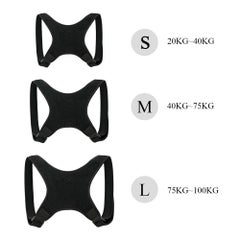 EHOME Posture Corrector Women Men Adjustable Shoulder Brace Back Support Strap Belt 18cm  - Image 2