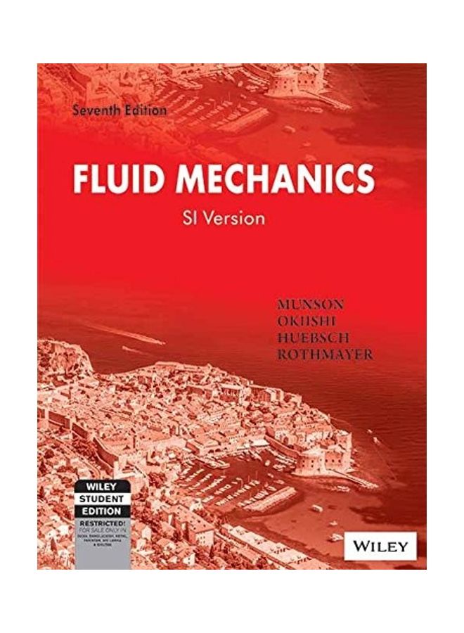 Fluid Mechanics Si Version Paperback English by MUNSON - 2015