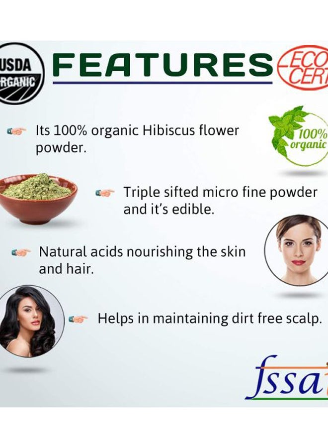 Indus Valley Hibiscus Flower Powder 100grams  - Image 4