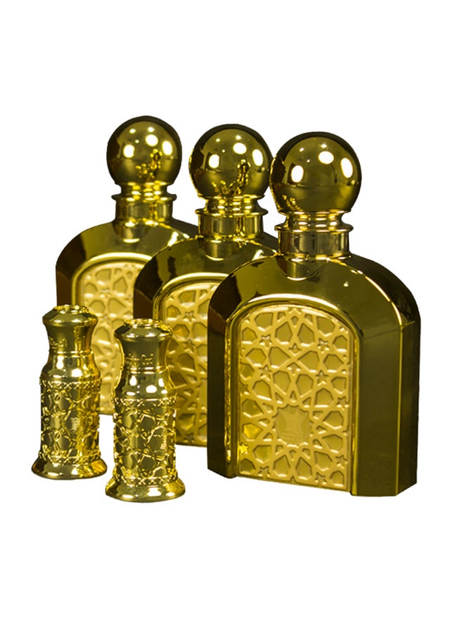 Arabian Oud Luxury Royal Brown Gift Set Perfume 165 Ml, Concentrated Perfume 4 Ml, Agar Wood Oil 4ml - Image 1