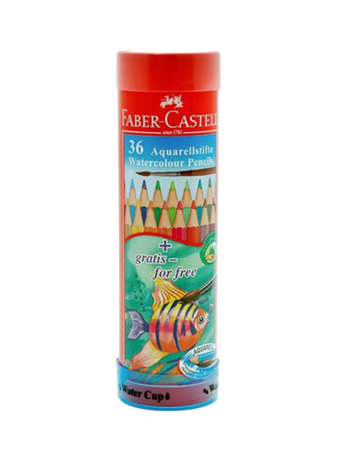 FABER-CASTELL - 36-Piece Aquarell Water Colour Pencil Set Multicolour - Image 1