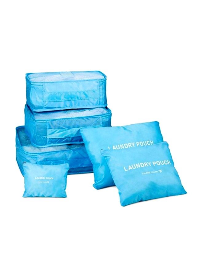 Cool Baby 6-Piece Packing Organizer Set Blue/Clear - Image 1