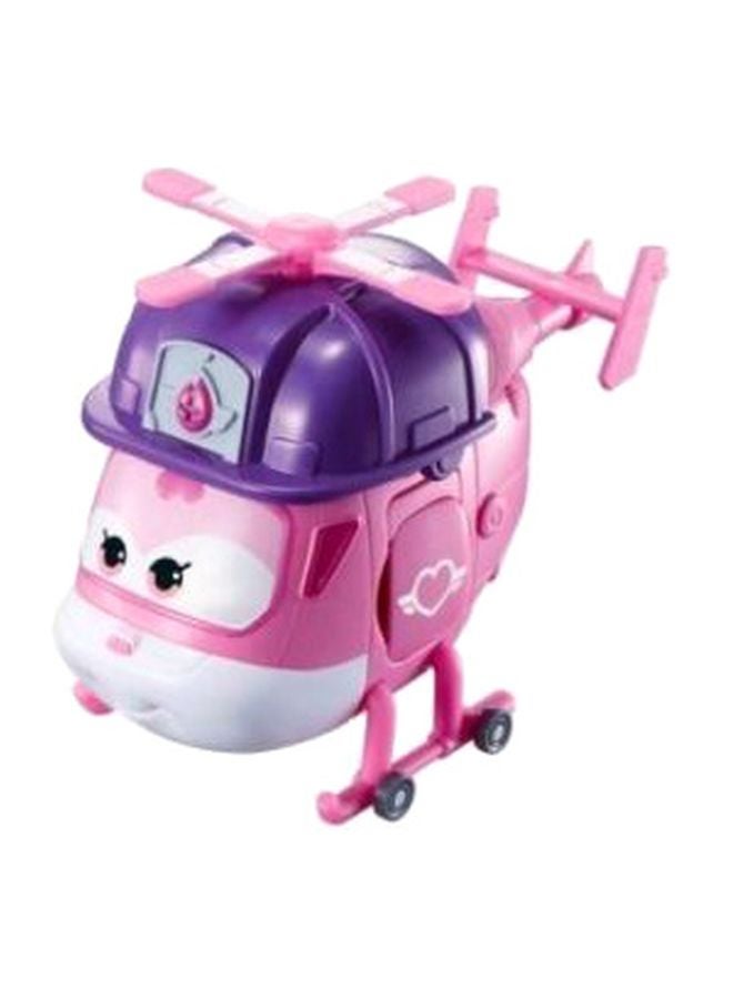 SUPER WINGS Transforming Rescue Dizzy YW730222 Pink 12x11.5x10.5cm - Image 1