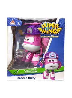SUPER WINGS Transforming Rescue Dizzy YW730222 Pink 12x11.5x10.5cm  - Image 2