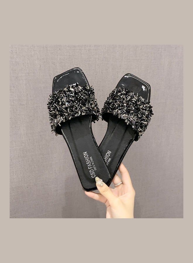 Week End Collection Soft Simple Elegant Lightweight Grip Comfy Slippers Women Girl Daily Wear Fashion Sandals Rup Art. White  - Image 2