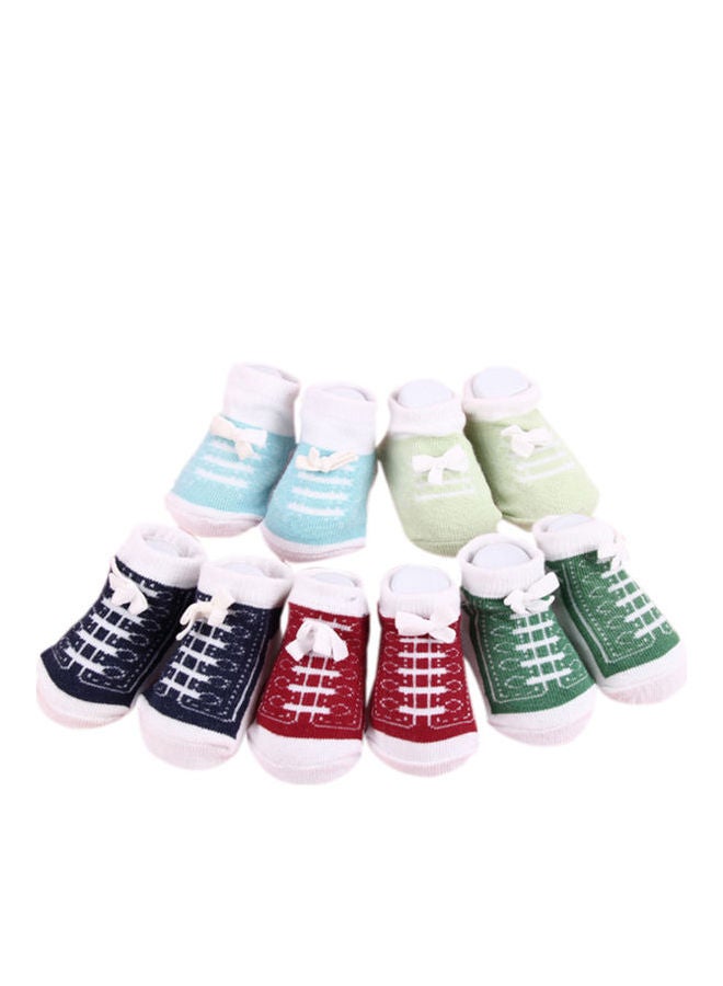Pair Of 5 Ankle Socks Multicolour  - Image 2