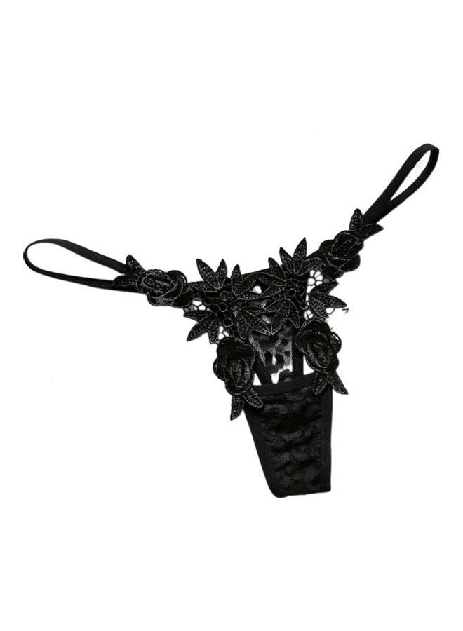 Generic Hollow Embroidery Underwear G-String Red  - Image 5