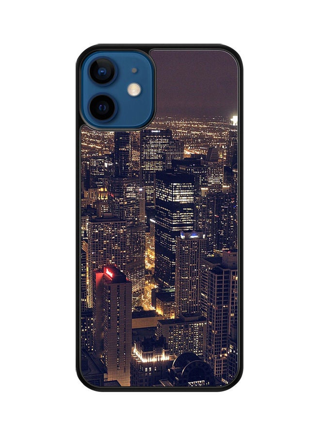 SYN Protective Case Cover For Apple iPhone 12 Brown/Black/Yellow