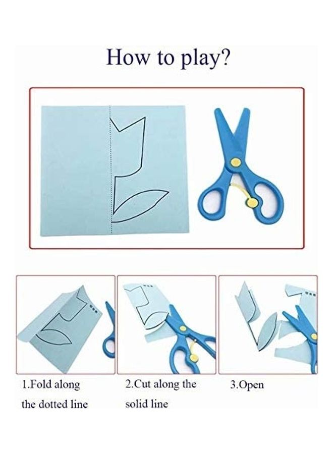 كتاب قطع الورق من مامو بير ، انشطة التدريب على مقص الورق . متعدد الألوان - Image 2