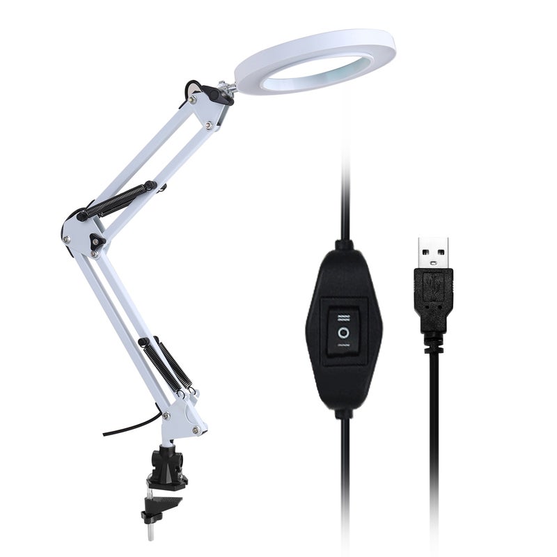 EHOME LED Foldable Reading Lamp White - Image 4