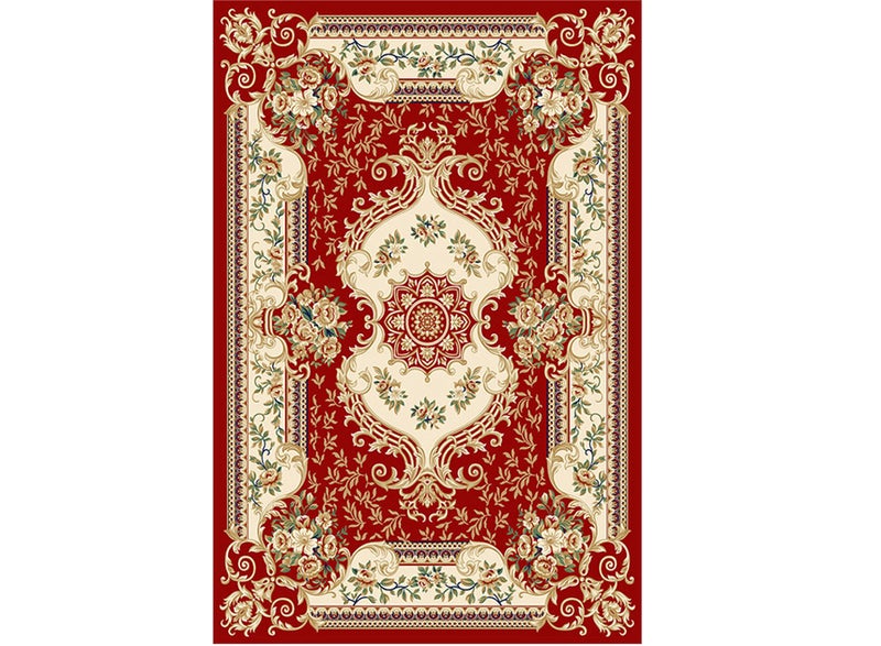 سجادة شرقية بتصميم كلاسيكي تقليدي متعدد الألوان 160x240سم - Image 1