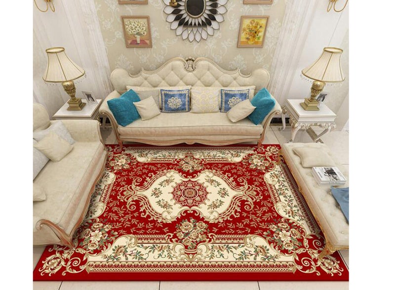 سجادة شرقية بتصميم كلاسيكي تقليدي متعدد الألوان 160x240سم - Image 3