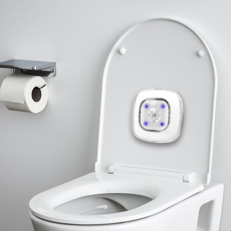 Generic - LED Smart Sensor UV Sterilizer USB Toilet Lights White 11.8*5*11.6cm - Image 1