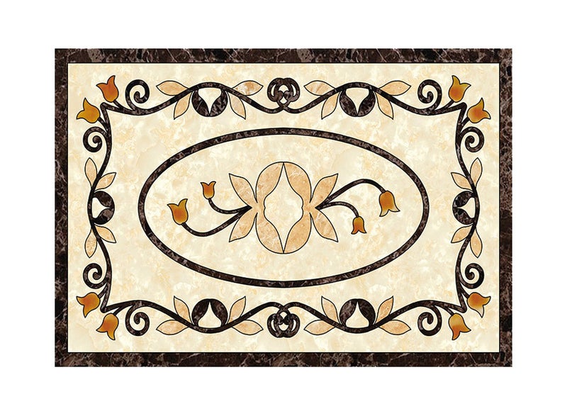 سجادة شرقية بتصميم كلاسيكي تقليدي متعدد الألوان 160x240سم - Image 1