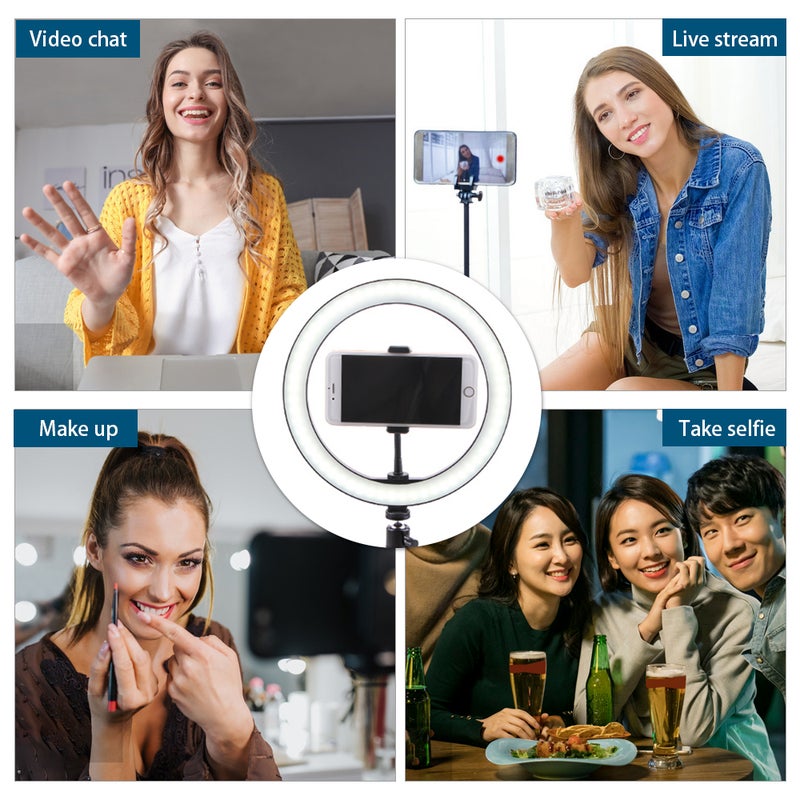 Multifunction LED-Ring Light Set With Mobile Holder MultiColour 40x6.5x34cm - Image 3