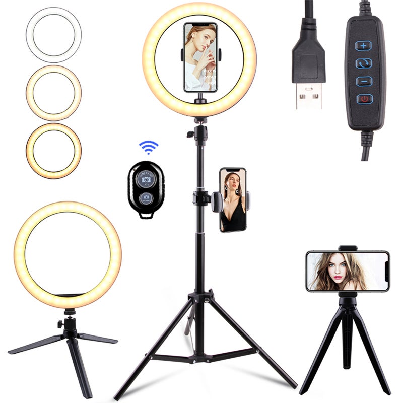 Multifunction LED-Ring Light Set With Mobile Holder MultiColour 40x6.5x34cm - Image 4