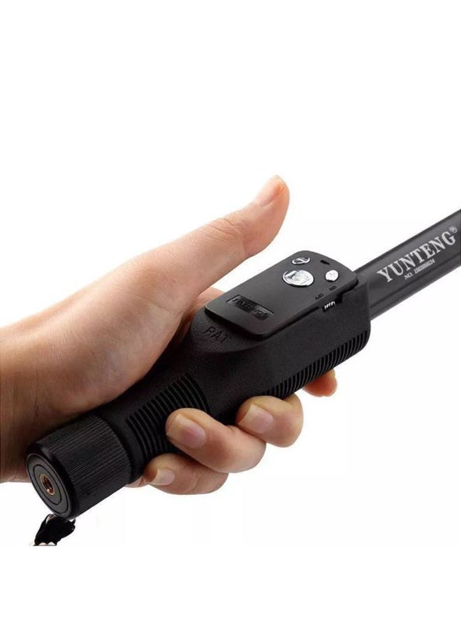 Yunteng - 2-Piece Selfie Stick For Smartphones With Shutter Remote Control Black - Image 1