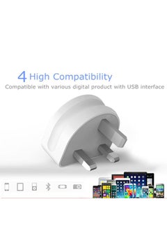 REMAX 2 USB Moon Charger Plug White  - Image 4