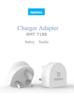 REMAX 2 USB Moon Charger Plug White  - Image 5