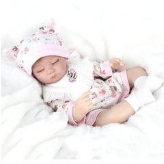Decdeal Reborn Sleeping Baby Doll With Lovely Outfit 16inch  - Image 3