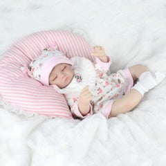 Decdeal Reborn Sleeping Baby Doll With Lovely Outfit 16inch  - Image 5