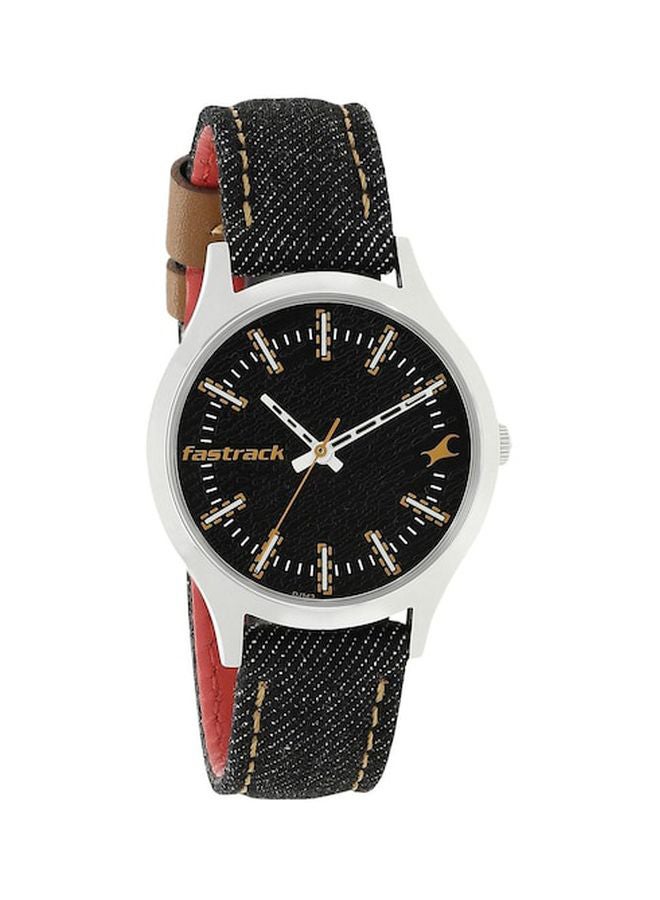 فاستراك ساعة عقارب بسوار من القماش طراز 6180SL02 للبنات - Image 2