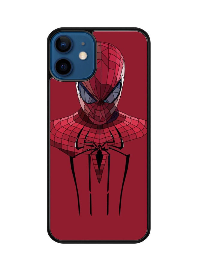 إس واي إن غطاء حماية واق لهاتف أبل آيفون 12 أحمر