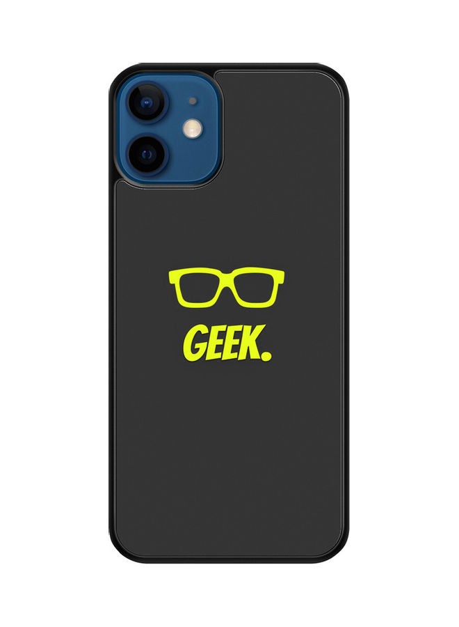 SYN Protective Case Cover For Apple iPhone 12 Black/Yellow