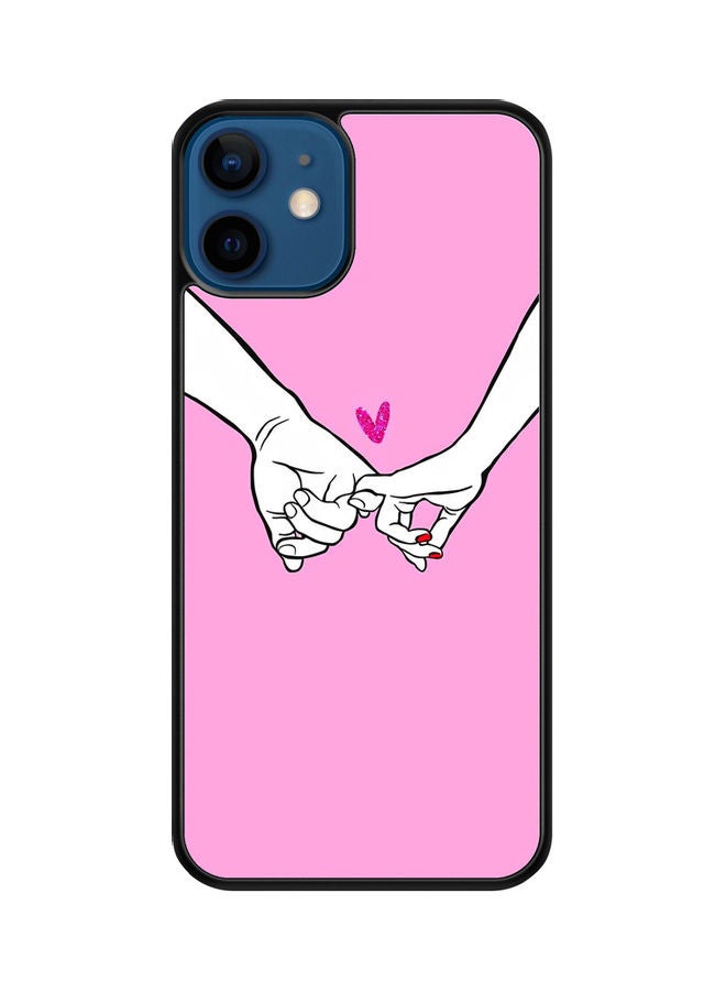 SYN Protective Case Cover For Apple iPhone 12 Pink/White