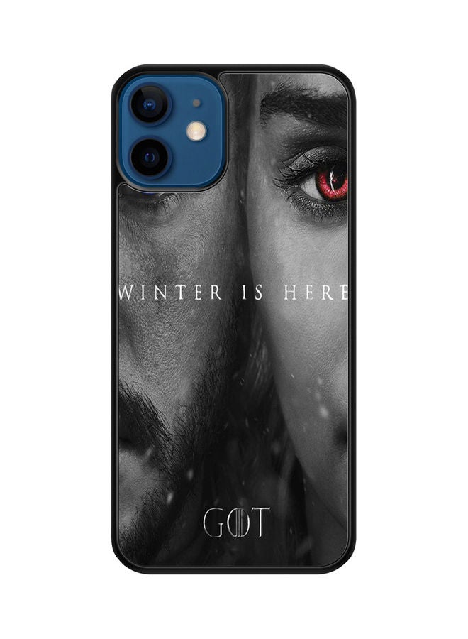 SYN Protective Case Cover For Apple iPhone 12 Grey/Black