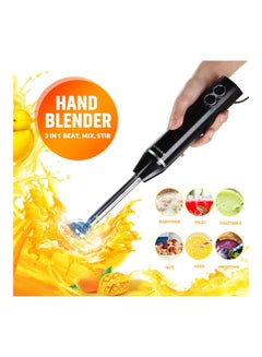 sokany Stainless Steel Hand Blender 300W wk-1704s-2 Black/Silver  - Image 3