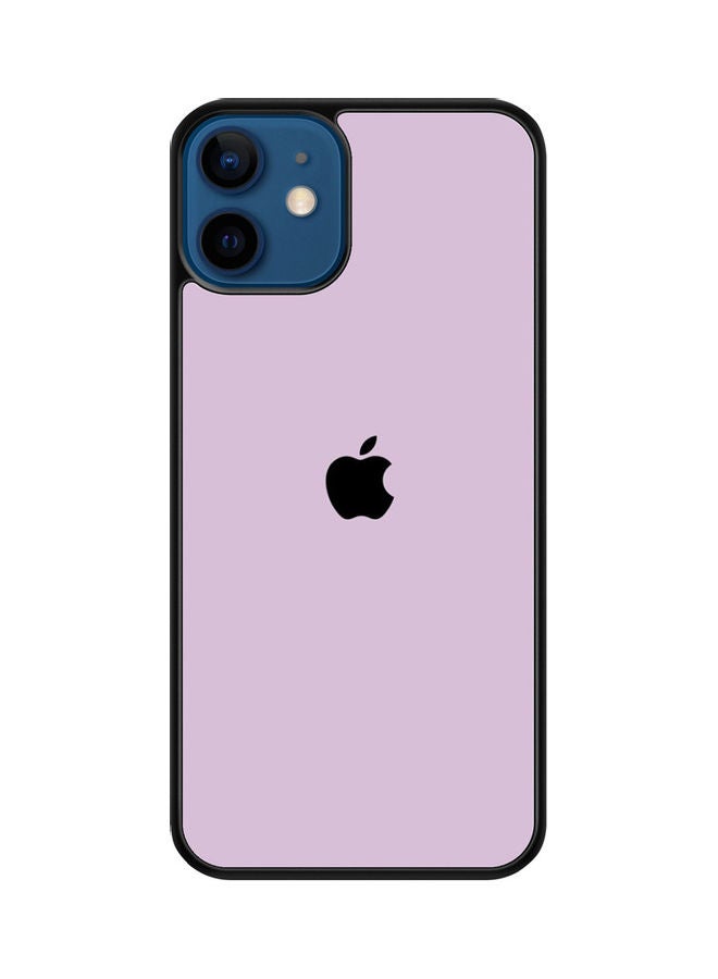 إس واي إن غطاء حماية واق لهاتف أبل آيفون 12 أرجواني فاتح/ أسود