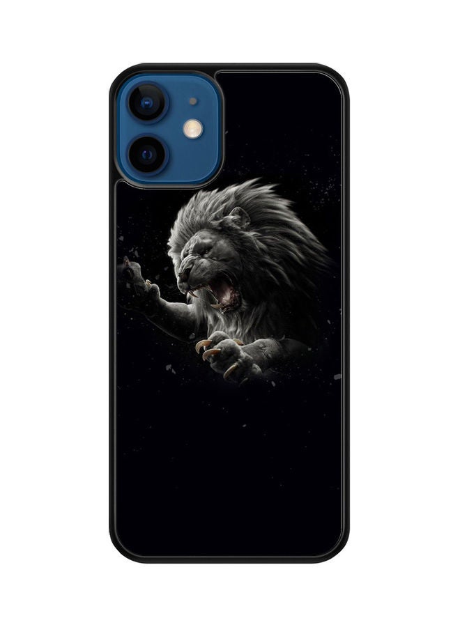 إس واي إن غطاء حماية واق لهاتف أبل آيفون 12 أسود/ أبيض