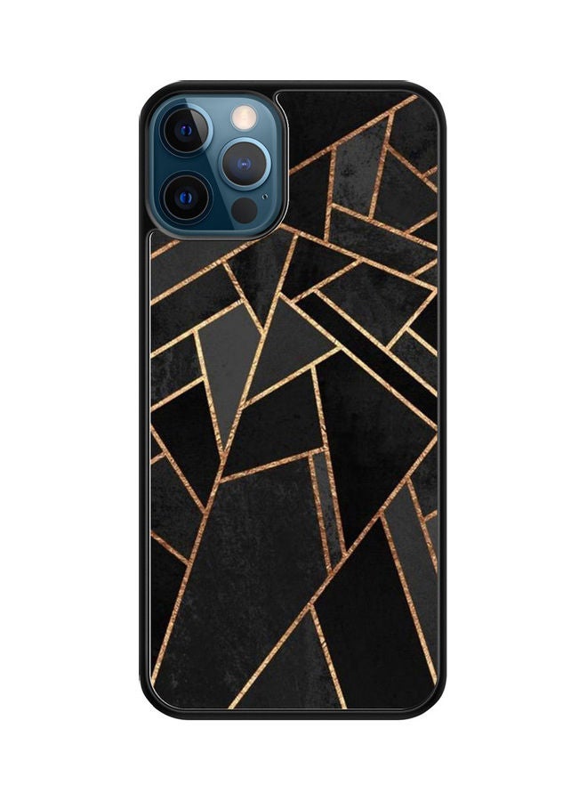 SYN Protective Case Cover For Apple iPhone 12 Pro Black/Grey/Golden