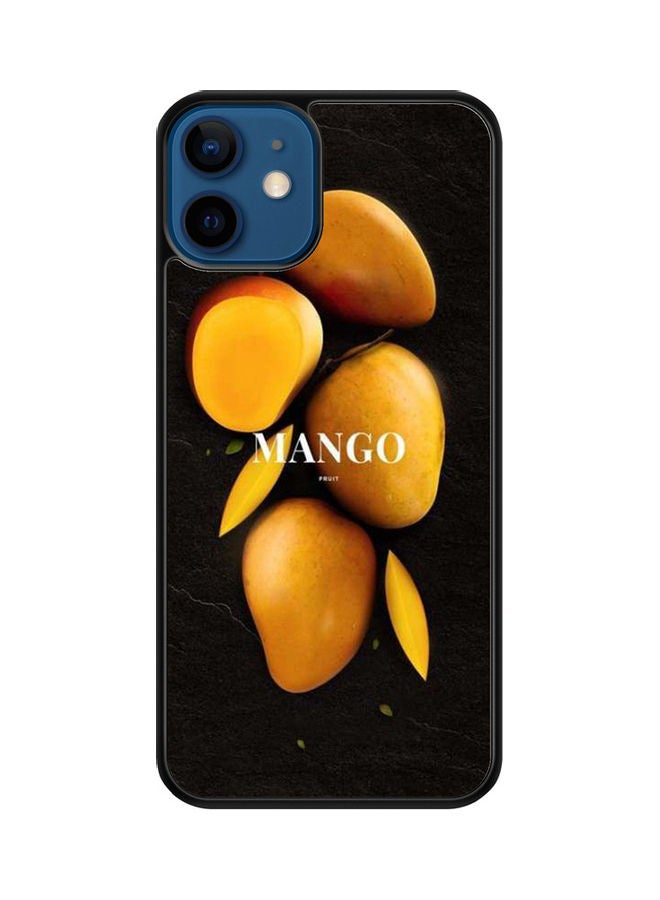 إس واي إن غطاء حماية واق لهاتف أبل آيفون 12 أسود/ أصفر