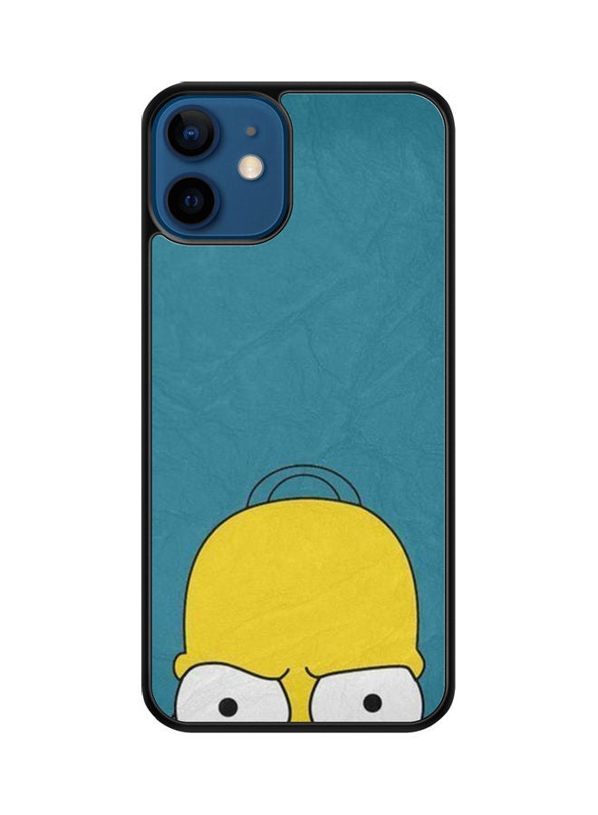 SYN Protective Case Cover For Apple iPhone 12 yellow/blue