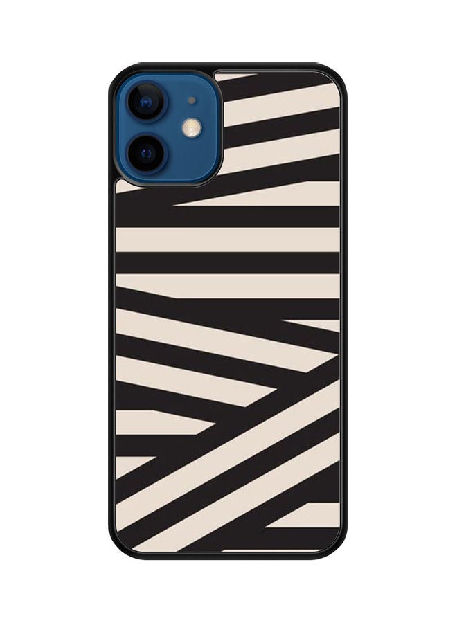 SYN Protective Case Cover For Apple iPhone 12 Black/White