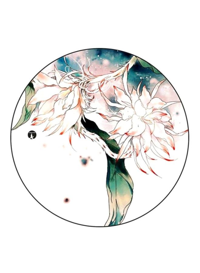 بي بي قاعدة ماوس عليها رسومات مطبوعة وردي/أخضر/أبيض