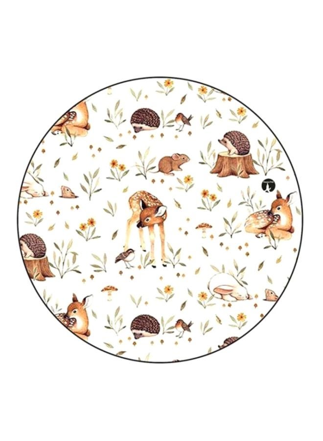 BP Printed Mouse Pad Off White/Brown/Green
