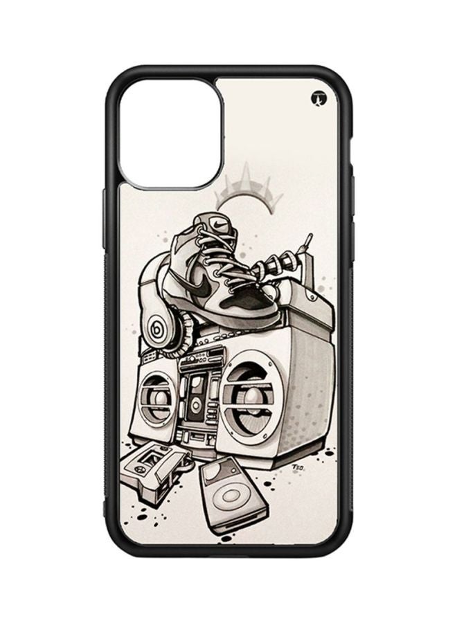 بي بي غطاء حماية واقٍ لهاتف أبل آيفون 11 برو ماكس أبيض/ أسود