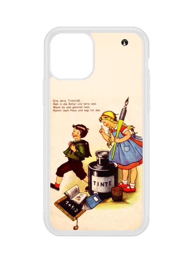 غطاء حماية واق لهاتف أبل آيفون 11 بطبعة فن كلاسيكي