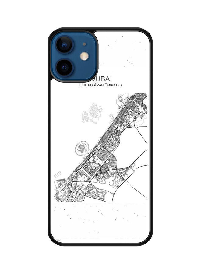 إس واي إن غطاء حماية واق لهاتف أبل آيفون 12 أبيض/ أسود