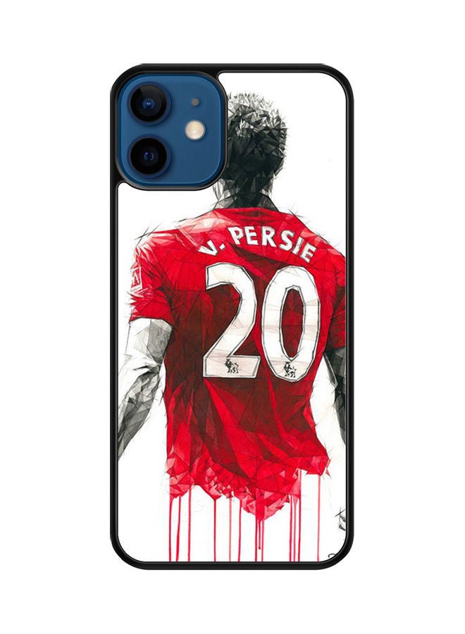 SYN Protective Case Cover For Apple iPhone 12 white/red